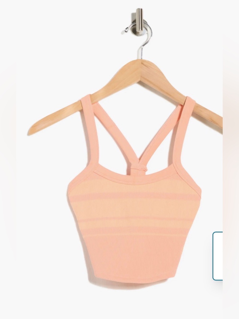 NWT Free People Movement Women's All Clear Striped Cami in Color: Papaya